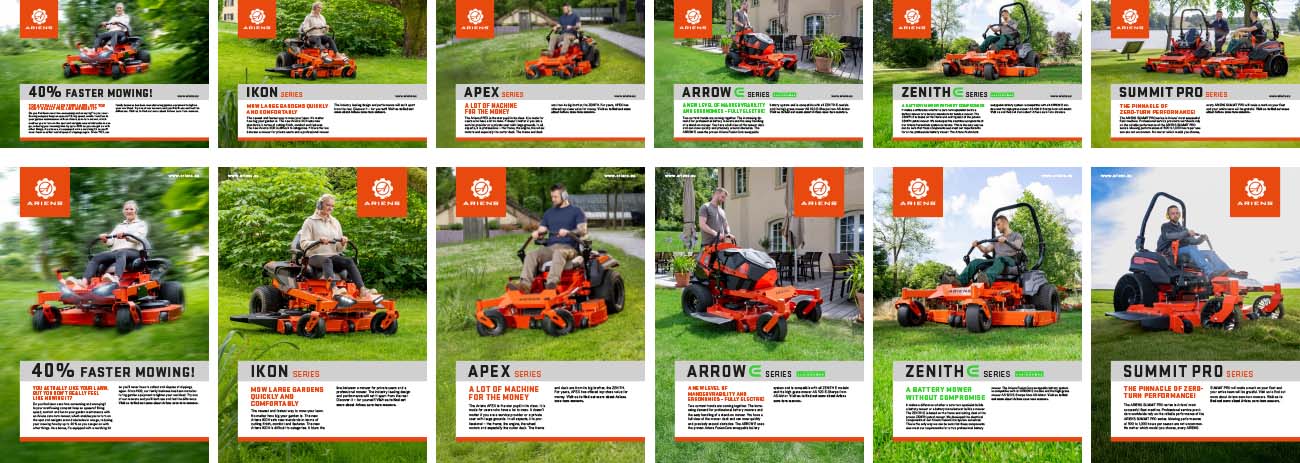 Ariens advert templates overview
