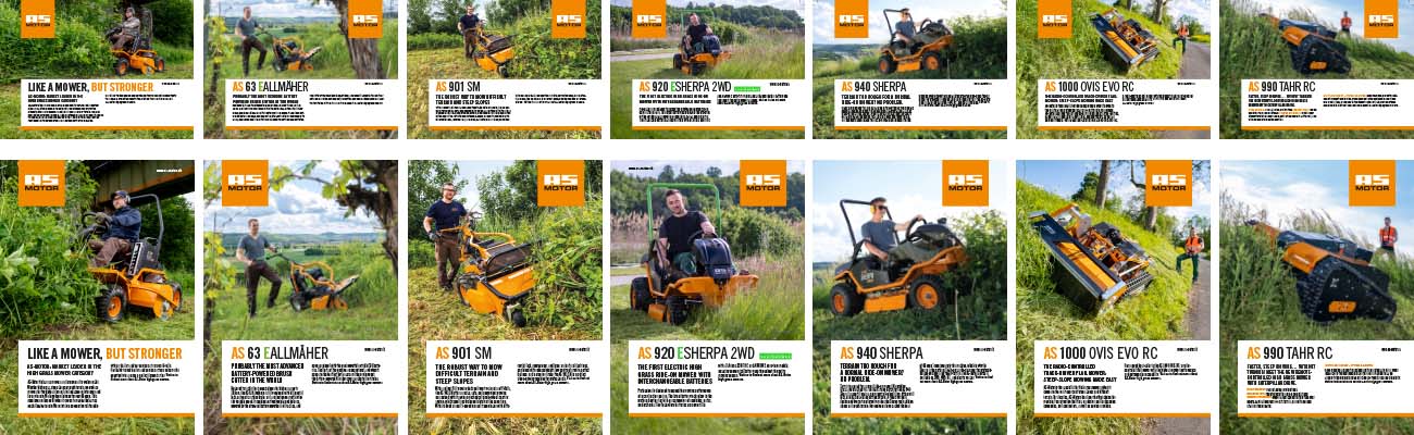 AS-Motor advert templates overview